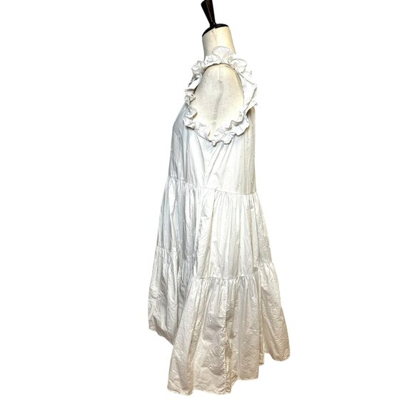 Ulla Johnson Tamsin Dress Women’s 4 Boho Prairie Ruffle Tiered Cotton Midi - Picture 6 of 10